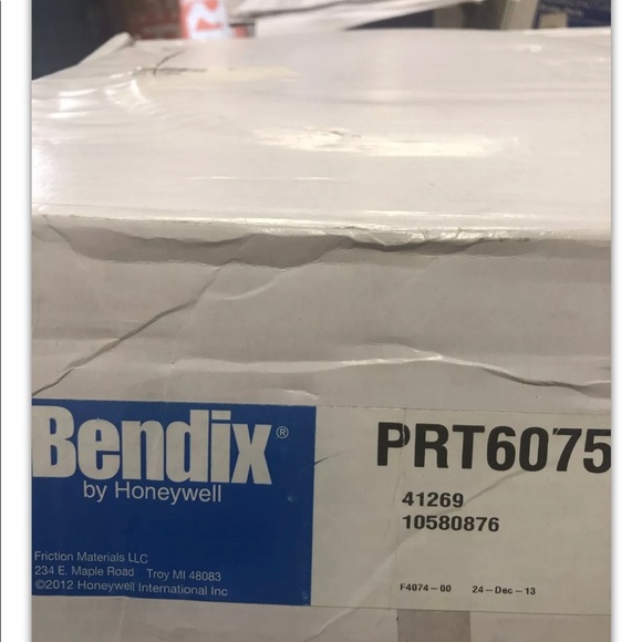 Disc Brake Rotor-Hybrid Rear Bendix PRT6075 - Picture 3 of 4